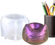 Trinket Box Molds for Epoxy Resin - Cat Trinket Storage Box Mold - Rabbit Cat Resin Casting Molds for Jewelry Holder Trinket Box Candy Box Gypsum Ornament Home Decor Helves