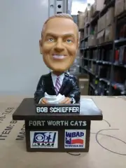 Bob Schieffer Fort Worth Cats Bobblehead Bobble head