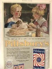 Pillsbury's Family Foods Print Ad Pictorial Review Ladies Home Journal 1920