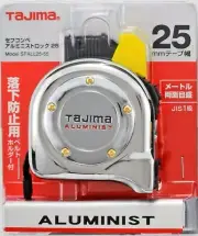 TAJIMA MEASURING TAPE WITH HOLDER ALUMINIST Rock W25mm × L5.5m ALL25-55SGAC