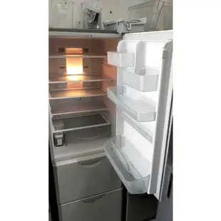 二手中古日立385公升三門冰箱，寬59cm，型號R-N40WS，可主動製冰塊，保固3個月，