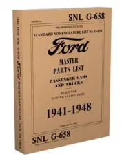 1941-1945 Ford Parts Catalog Military GTB Burma Jeep GPA Amphibian GP GPW Book