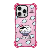 iPhone 16 Pro Bounce Case MagSafe Compatible ice cream with pingdori