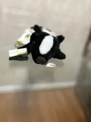 GoDog Flatz Plush Skunk With Squeaker Dog Toy 14”