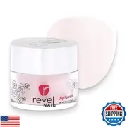 Revel Nail Dip Powder - Pink Powder Dip Nail Polish, Chip Resistant Dip Nail