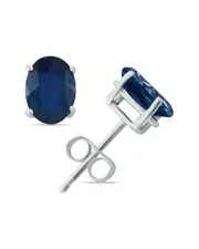14K 4.00 ct. tw. Sapphire Earrings