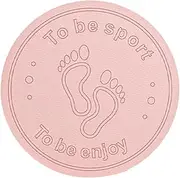 TPE Wick Mat With And Exercise Mat For Rope Jump Prevent Slips And Injuries Double-sided Mat For Workouts Rope, Pink, 60 * 60 * 1.2cm