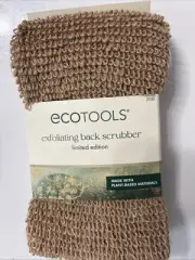 EcoTools Exfoliating Back Scrubber Limited Ed Made /Plant Based Materials 5"wide