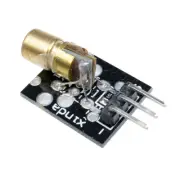 5pcs Laser sensor Module 650nm 6mm 5mW Red Laser Dot Diode Copper Head F Arduino
