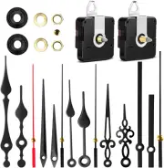 2Pcs Clock Mechanism - Clock Mechanism Replacement - Quartz Clock Movement Repla