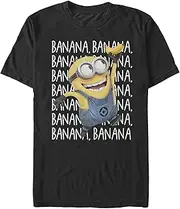 [Despicable Me] Men's Minions Dave Soaring Banana Dance Funny Graphic Tee