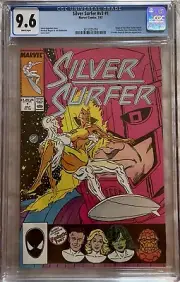 SILVER SURFER V3 #1 (Marvel Comics, 1987) CGC Graded 9.6 ~ White Pages