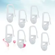 50 Pcs Curtain Hooks Shower Ceiling Hanging Ring Universal Roller