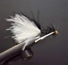 2 Flies, Size 8, BH Burgin Bugger Black Streamer Streamers Fly Fishing