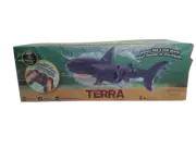 Terra by Battat – Remote Control Shark – Bath & Pool Shark Toy DAMAGED BOX