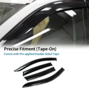 Window Deflectors for Honda CR-V 2007 Side Window Vent Visors Black 1 Set