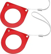 ULTECHNOVO 2pcs ECU Detection Coil Chain Car Tool Auto Ignition Coil Tester Security System Test Coil Card Automotive Key Switch Tester Car Ignition USB Tester Car Fast Checking Tool Abs Red
