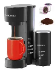 3IN1 Single Serve Coffee Maker for K Cup & Ground, Small Coffee Machine with ...
