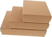 3pcs Boxes Kraft Paper Box Boxes Bulk Clothing Boxes for Tiny Boxes Craft Boxes Cardboard Necklace Boxes Paper Mache Boxes with Lids Small Boxes Brown