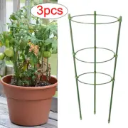 3Pcs Adjustable Tomato Cage Plant Support Cages Garden Cucumber Trellis Ring