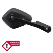 SHIN YO Fairing mirror, aluminum, rhombus, black