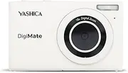 Yashica DigiMate 4K Digital Camera - 18X Zoom, Supports Micro SD Cards, Mini Camera for Teens - Off White