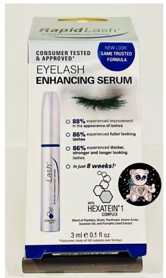 RAPIDLASH Rapid Lash Eyelash Growth Enhancing Serum HEXATEIN 1 Complex 3ml