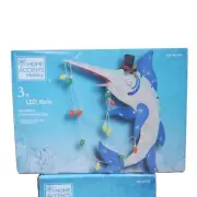 3 Ft MARLIN LED Christmas Light Yard Sculpture Fishing Tropical Beach Florida