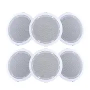 Giantz 6 Inch Ceiling Speakers In Wall Speaker Home Audio Stereos Tweeter 6pcs