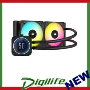 CORSAIR iCUE H100i ELITE LCD XT Liquid CPU Cooler - IPS LCD Screen - AF120 RGB