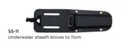 Victory Knives S511 - 11cm Underwater Sheath (Black Kidex)