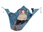Yard Hammock Outdoor Swing Camping Hammock Survival Sleeping Bag with Mosquito Anti-Mosquito Anti-Insect Portable Hammocks Blue