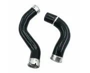 2 x Intercooler Hot & Cold Side Silicone Hose Fit For Nissan Navara D23 NP300 2.3L M9T Turbo
