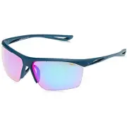 NEW Nike EV1108-433 Tailwind SM Matte Blue Sunglasses w/Turquoise Mirror Lenses