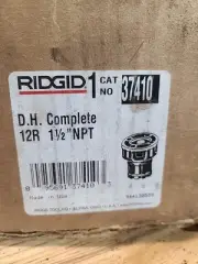 Ridgid Tap And Die Head Set 1 1/2" And 1" 37410 And 37400