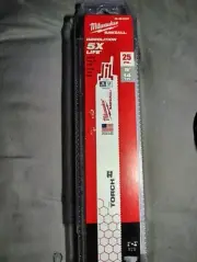 Milwaukee 48-00-8787 Reciprocating Saw Blade 9 In. L pk 25 6mr78