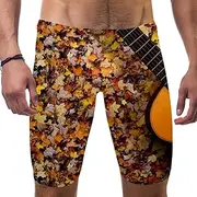 [VBFOFBV] Men's Printed Jammer Swimsuit Swim Shorts, Kiss Pattern