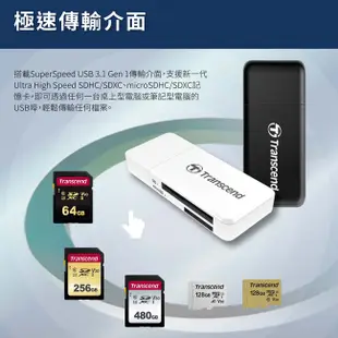 創見 Transcend RDF5 粉色 USB 3.1 microSD SDXC SDHC 記憶卡 讀卡機 廠商直送