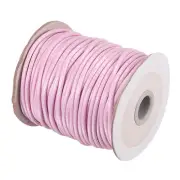 Beading Thread Bracelet Weave Craft Cord 3mm 39M/Roll, Light Pink