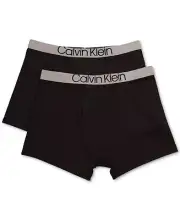 Calvin Klein 2-Pk. Cotton Boxer Briefs, Toddler Boys, Little Boys & Big Boys