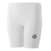 SKINS Compression Series-1 Youth Half Tights Shorts - White