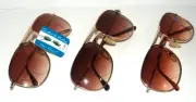 3 Mens tinted Bifocal Reading Glasses Power+1.25 Aviator outdoors u.v work play
