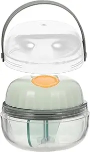 SECFOU Compact Sealing Portable Pill Box Weekly Case Handle for Travel Daily Use