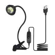 Tortoise LampUVA UVB Basking Light for Reptiles Light Fixture360°Rotatable La...