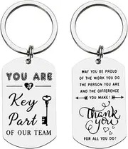 [Kilener] Coworker Leaving Gifts Keychain for Men Women Thank You Gifts for Coworkers Employee Staff Appreciation Gifts for Men Women Going Away Farewell Gifts for Coworkers Team Teacher Retirement Gift