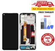OEM FOR OPPO A74 5G 6.5'' LCD DISPLAY+TOUCH SCREEN DIGITIZER FRAME REPLACEMENT