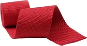 Heavy Cotton Webbing Plain Weave Straps, Webbing Strap 25 mm Canvas Cotton Plain Weave Webbing Straps for Bags Belt Tape(Red,25mm/10 Yard)