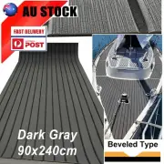 Dark Gray Boat Flooring Sheet EVA Foam Marine Teak Decking for Yacht ，90x240cm
