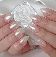 1 Box Laser Nail Glitter Peacock Mirror Powder Laser Dust Nail Art Chrome Pigment Powder Rose Gold Silver Mix Nail Art Glitter Sequins DIY Sparkly Paillette Charm Flakes Gel Nail Decorations