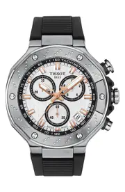 Tissot T-Race Chronograph Watch, 45mm in Black at Nordstrom One Size